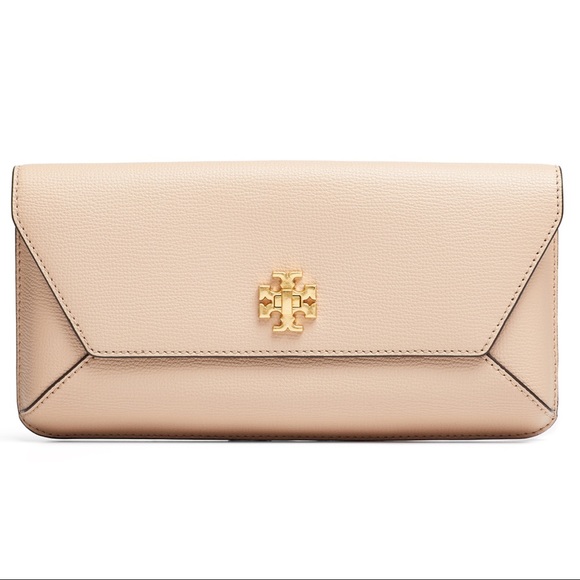 Tory Burch Sand Kira Envelope Clutch - Picture 3 of 14